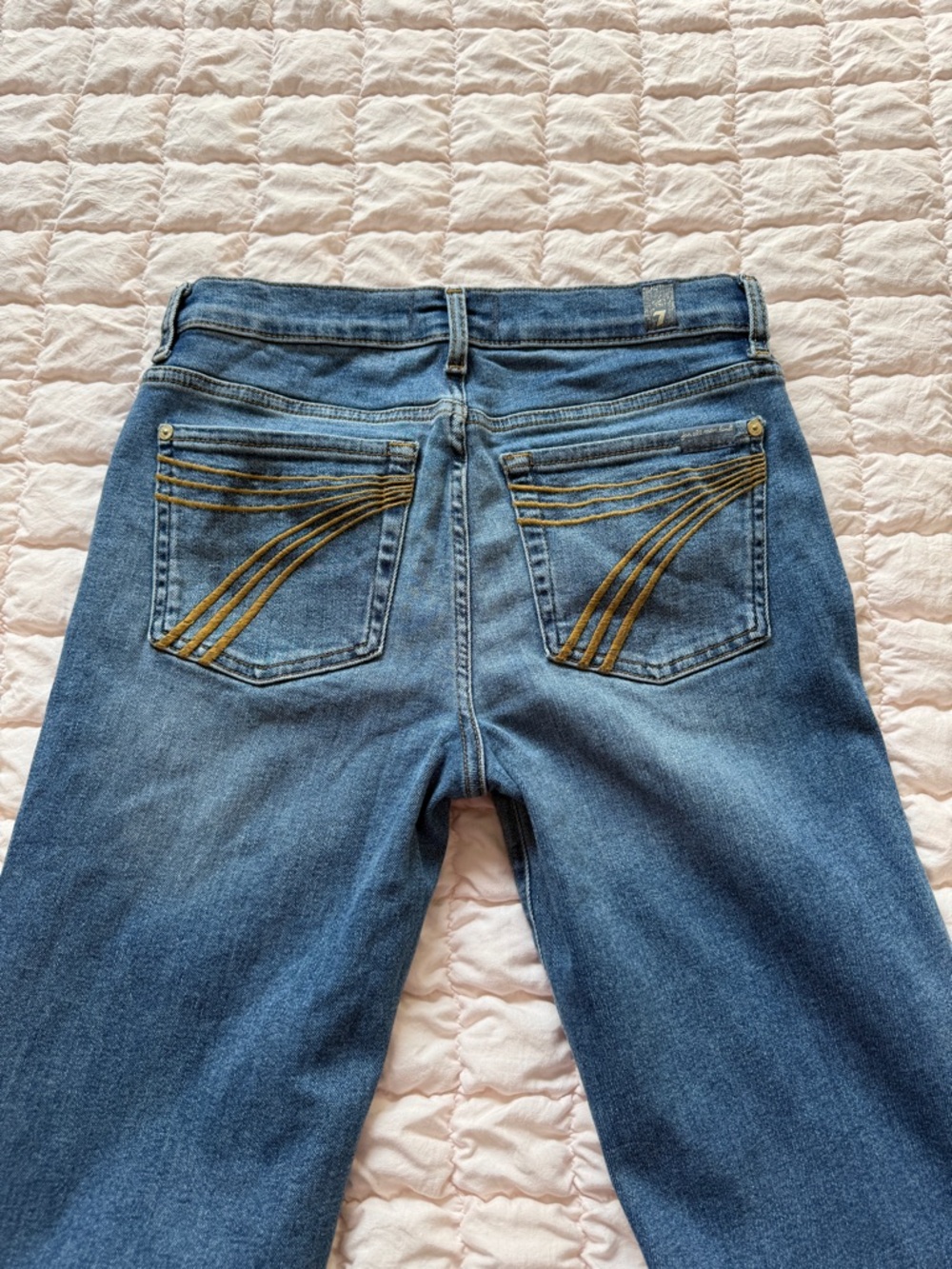 7 For All Mankind Dojo Jeans Size 28 - Picture 4 of 4